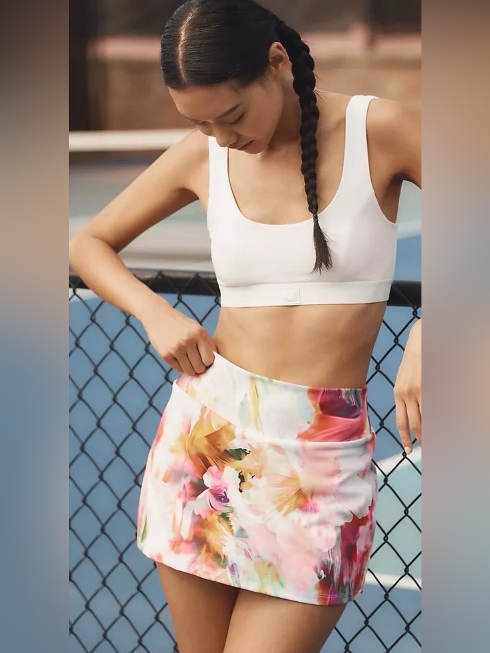 Peggi Kroll x Daily Practice Mini Floral Skort Size Medium